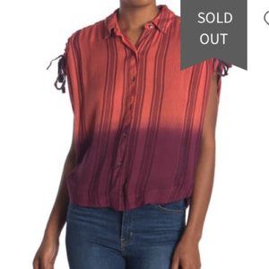 Free People Ombre striped blouse